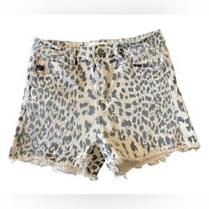 Kancan high rise leopard print stretch short